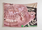 Miumiu Throw Blankets